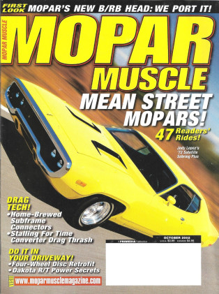 MOPAR MUSCLE 2002 OCT - A100-440, DAKOTA R/T